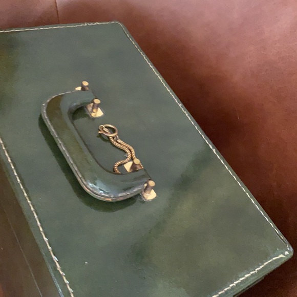 Vintage Patent Leather Train Case-Saks 5th avenue - Picture 5 of 10